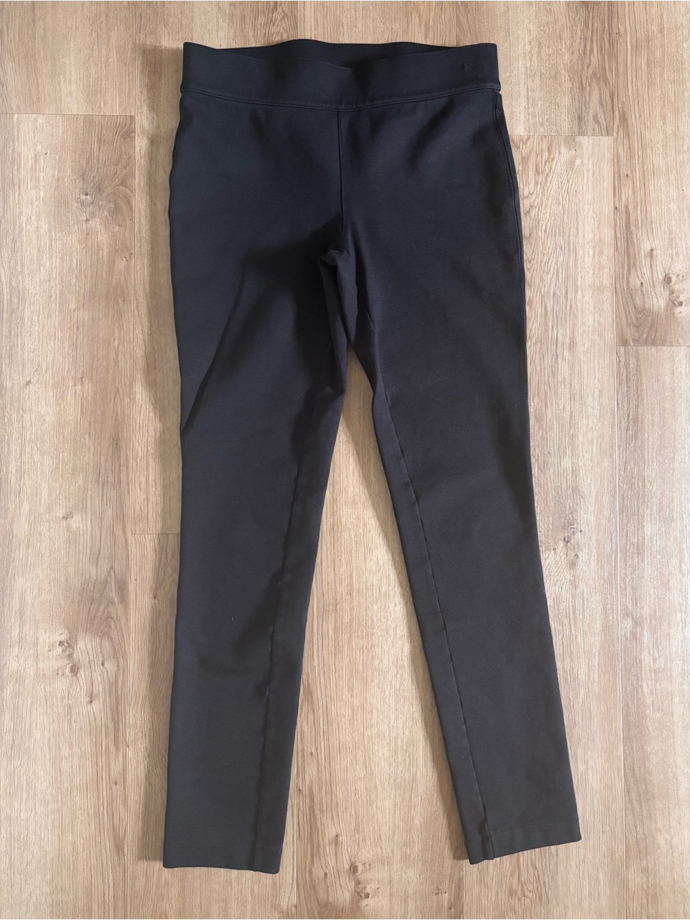 Eddie Bauer Ponte Leggings Women’s 2 Black Classic Cotton Modal